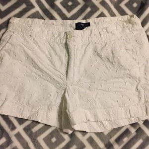 Gap White Eyelet Shorts